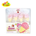 Ice Cream Lollipop Supplier - Two-Color Fruity Milk Jump Candy