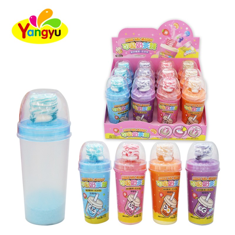 Milk Tea Candy Supplier - Fruit Flavored Bottle Candy