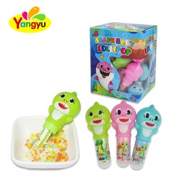 Dinosaur Lollipops Factory - Shaped Hard with Candy Beans