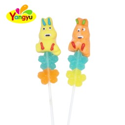 Animal Lollipops Supplier - Cartoon Shaped Chewy Gummy Children