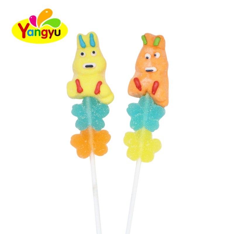 Animal Lollipops Supplier - Cartoon Shaped Chewy Gummy Children