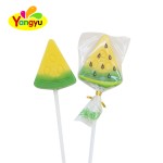Watermelon Lollipop Factory - Yellow Red Shaped Halal Certified