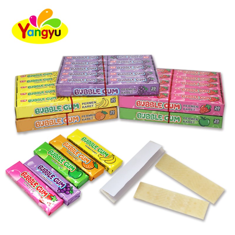 Bubble Chewing-Gum Manufacturer - New Product Fruit Flavored Halal