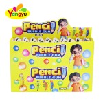 Pencil Bubble Gum Factory - Watermelon Shaped Fruity Flavor
