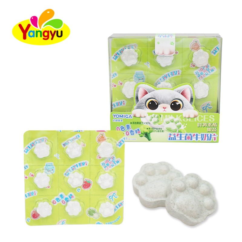 Probiotic Milk Tablets Factory - with Lutein Fruity Flavor