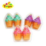 Soft Candy Factory - Snowman Shape Ice Cream Gummy