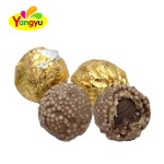 Peanut Chocolate Manufacturer - Golden Spherical Gift Box