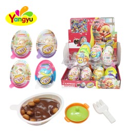 Surprise Chocolate Egg Supplier - Easter Toy with Fork Children