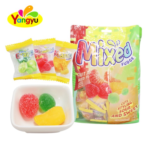Chewy Candy Supplier - Halal Strawberry Grape Bag