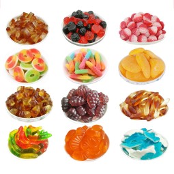Gummy Candy Factory - Custom Halal Fruit Flavor Sweet Sour Coating