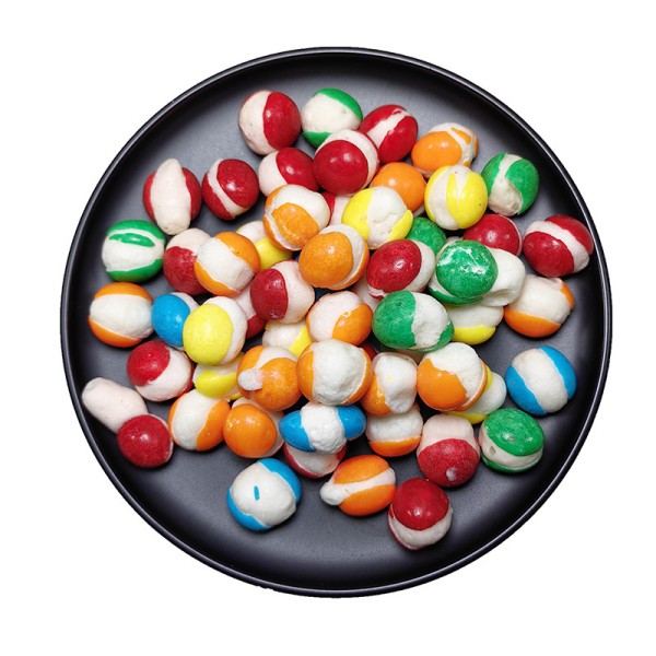 Freeze Dried Candy Supplier - Jelly Bean Rainbow Chewy Custom Label