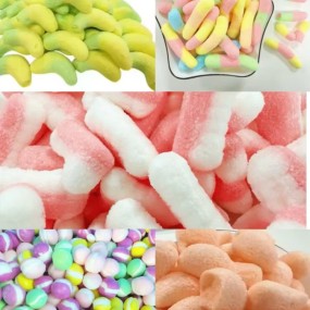 Halal Gummy Candy Factory - Low Calorie Crunchy Tooth Shape Snack