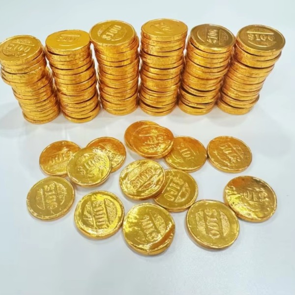 Chocolate Snack Manufacturer - Coin Shape Cartoon Jar Customizable