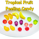 Peelable Gummy Candy Factory - HACCP 4D Fruit Shape Juice Jelly