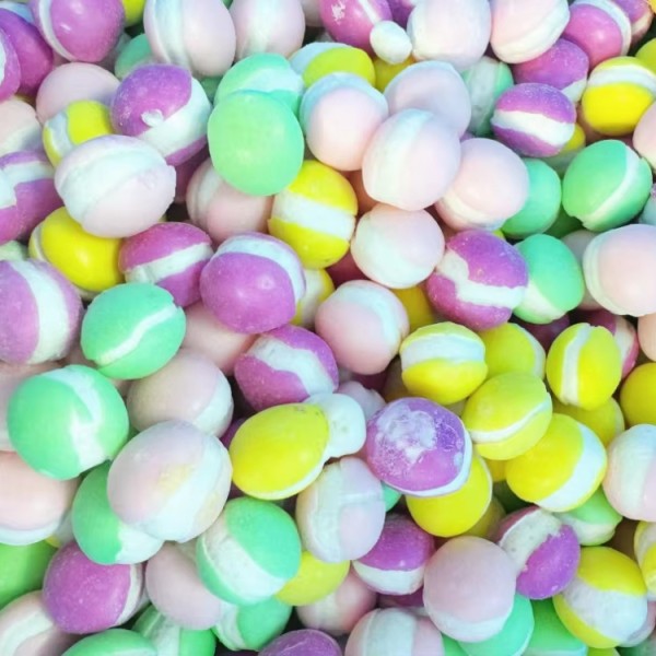 Freeze-Dried Gummy Candy Supplier - Rainbow Bean Fruit Shapes Bulk