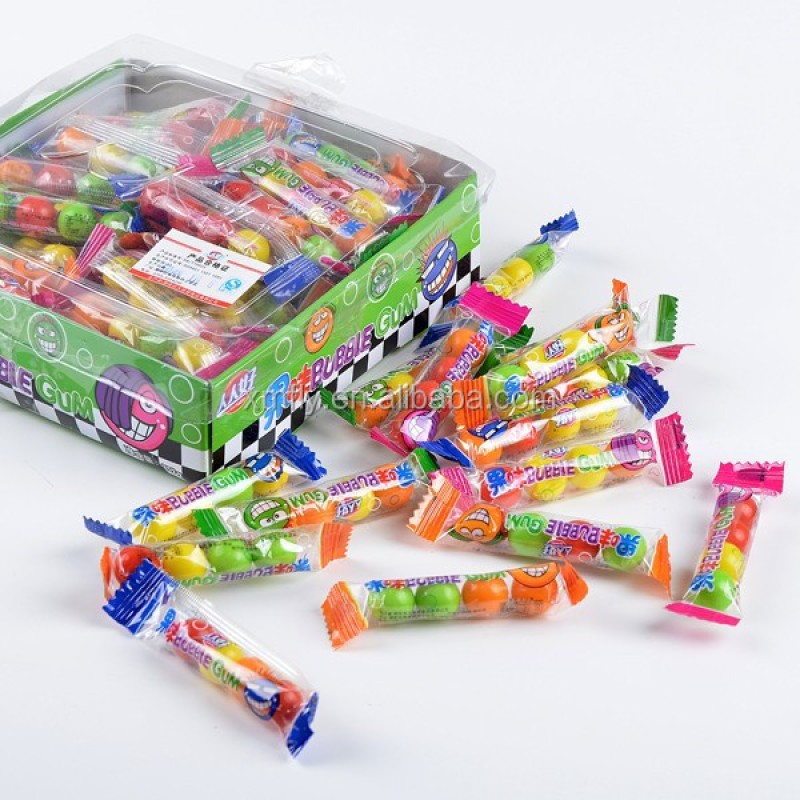 Xylitol Gum Supplier - Roll Shaped Stick Bubble Gum