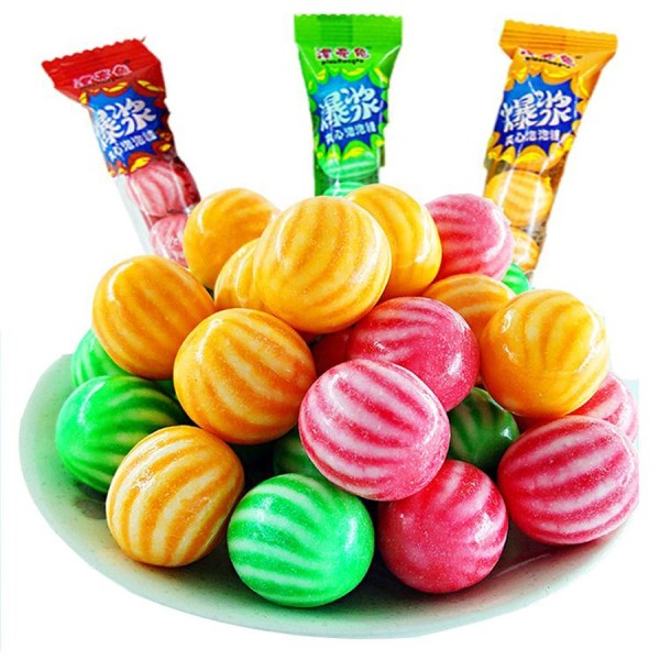 Bubble Gum Manufacturer - Round Watermelon Ball-shaped Gum