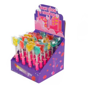 Lollipop Manufacturer - Love Lips Shape LED Light up Toy
