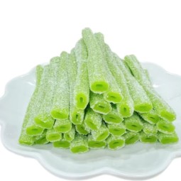 Gummy Candy Manufacturer - Apple Juice Licorice Sour Coated Bulk