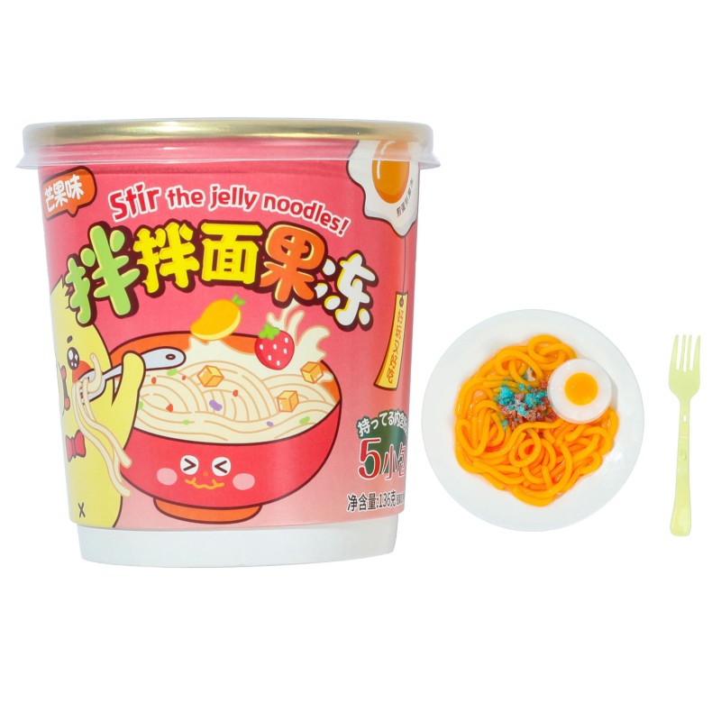 Ramen Jelly Factory - 3D Noodle Egg Fruit Flavor Low Fat