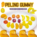 Peeling Gummy Candy Manufacturer - Fruit Juice Inside Bulk