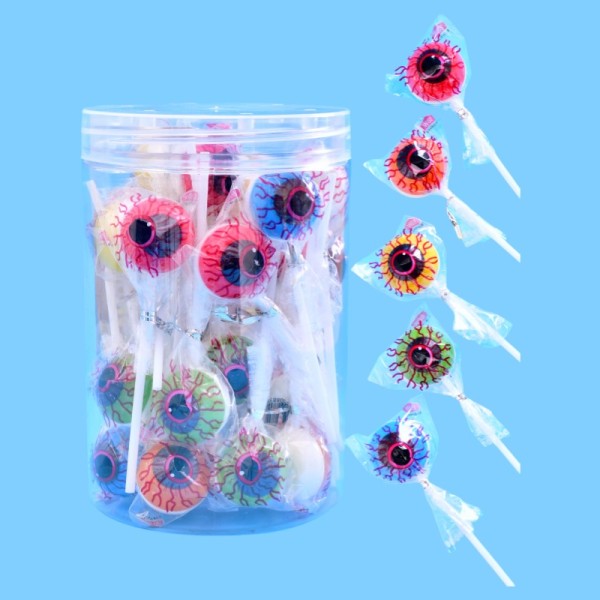 Fruit Lollipop Factory - Different Shapes Eyeball Fruit Hard
