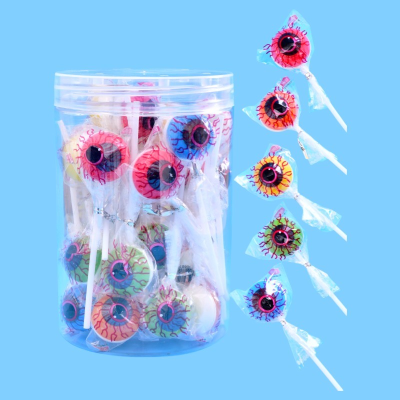Fruit Lollipop Factory - Different Shapes Eyeball Fruit Hard