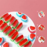 Fruit Candy Manufacturer - Watermelon Hamburg Heart Cola Shape