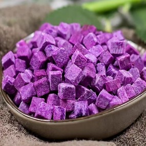 Purple Sweet Potato Factory - China Natural Dehydrated FD Cube