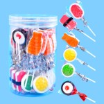 Valentine's Lollipop Supplier - Assorted Fruit Flavors Rose