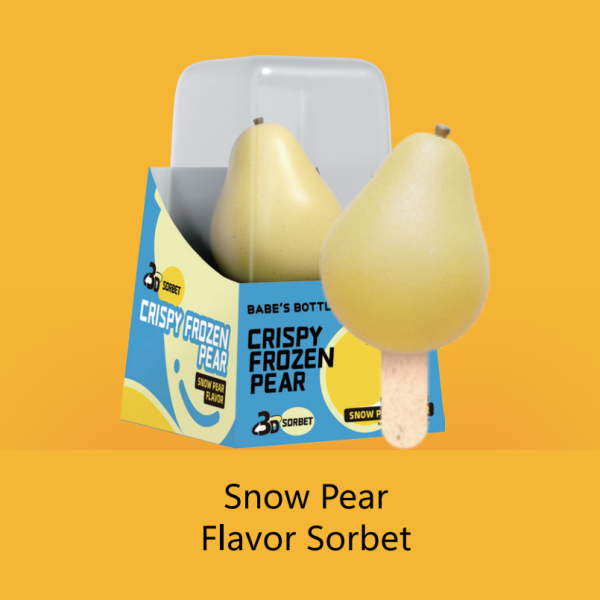 Ice Cream Manufacturer - 3D Shapes Pear Dragon Fruit Flavors