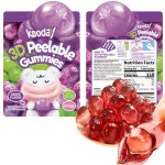 Peeling Jelly Candy Factory - 75g Peach Grape Lichi Chewy
