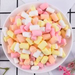 Marshmallow Supplier - Colored Twist Sweet Heart Shape Mini