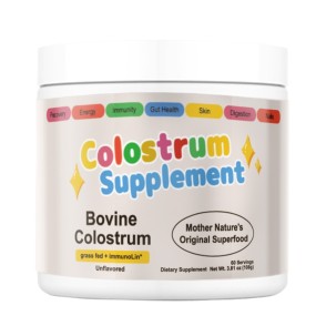 Hot Sale OEM Private Label Colostrum Supplement Bovine Colostrum Powder Immune Organic Colostrum Powder