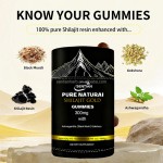 Wholesale OEM Premium Herbal Supplements Pure Himalayan Shilajit Gummies Shilajit Resin Candy with Ashwagandha
