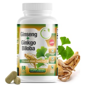 OEM ODM Private Label Factory Price Natural Plant Extracts Ginseng Ginkgo Biloba Tablets Gingko Biloba Powder Capsules