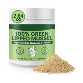 Nutritious Supplements Pets Green Lipped Mussel Powder Hip and Joint Supplement for Dogs and Cats