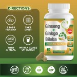 Wholesale OEM Pure Natural Ginseng Ginko Biloba Tablets Organic Ginkgo Biloba Leaves Extract Powder Supplement Pills