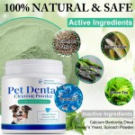 Pet Oral Health Cleaning Dog Cat Tooth Maintenance Mouth Fresh Pet Dental Cleaning Powder for Cat & Dog Wash