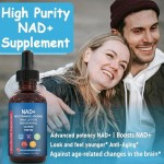 OEM Nad Supplement Nad+ Liquid Drops with Resveratrol Taurine Fisetin Support Brain Cellular Mitochondrial Health Vitamins