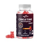 OEM Creatine Monohydrate Gummies Pre Workout Supplement Creatine Gummy for Adult Muscle Strength Energy Support Women