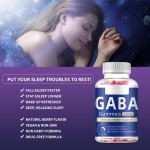 Wholesale OEM Gamma Aminobutyric Acid (GABA) Sleep Supplements Gummy Melatonin 5-HTP GABA Vitamins for Adults
