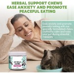 Dog Cat Supplements Calming Relax Chews for Dogs Composure Relaxation Soothing Stress Melatonin Anxiety Relief