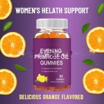 High Quality Natural Evening Primrose Oil Gummies 60 Gummy for Women Health Skin Healthy Womb PMS Pills Balance