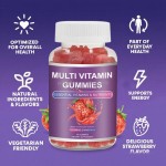 Dietary Supplement Private Label Vegan Multi Vitamin Gummy Vitamin A/B6/C/D/E Zinc Mineral Multivitamin Gummies