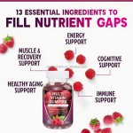 Manufacturer Supplement Multi Vitamin Gummies Multivitamins with Essential Vitamin&Nutrient Women for Kids & Adults
