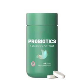 Factory Private Label Vegan Supplement Organic 5 Billion CFU Women Probiotics Tablets Support Digestion & Gut Health Enzyme
