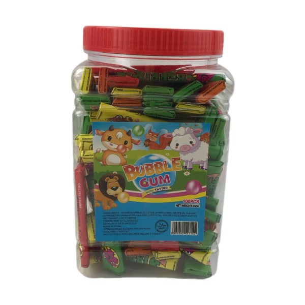 Bubble Gum Factory - 80s Nostalgia Canned Tattoo Mixed