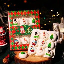 Christmas Marshmallow Supplier - Gift Box Creative Santa Fudge