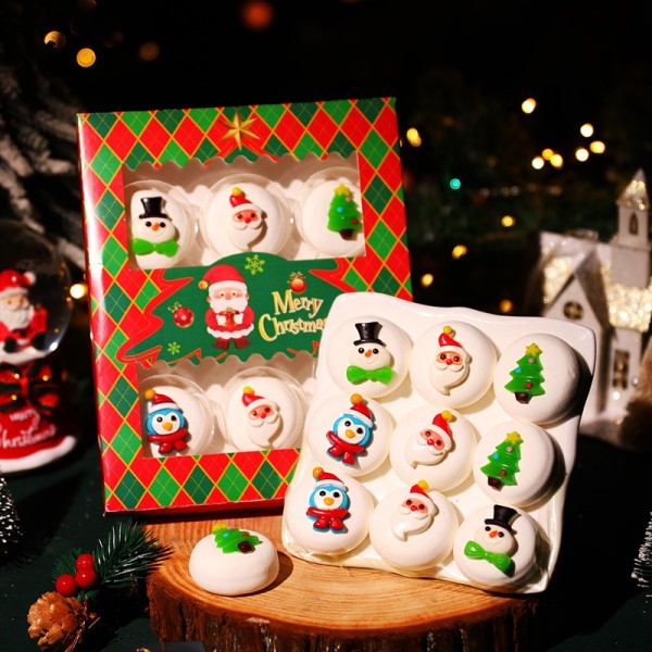 Christmas Marshmallow Supplier - Gift Box Creative Santa Fudge